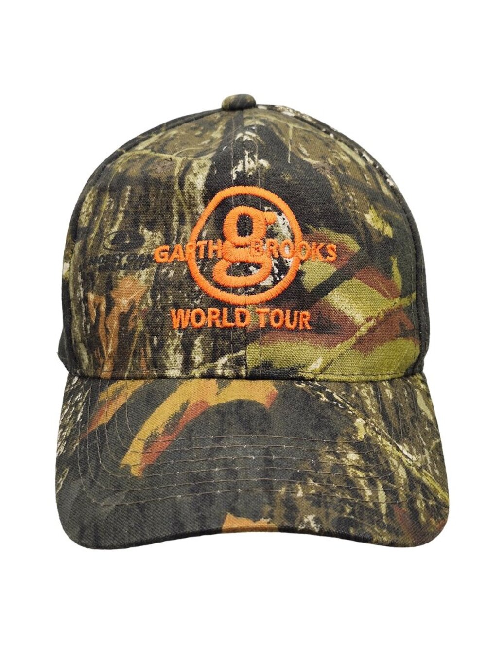 Garth Brooks World Tour Camo Embroidered Strapback Cap Hat Country Music